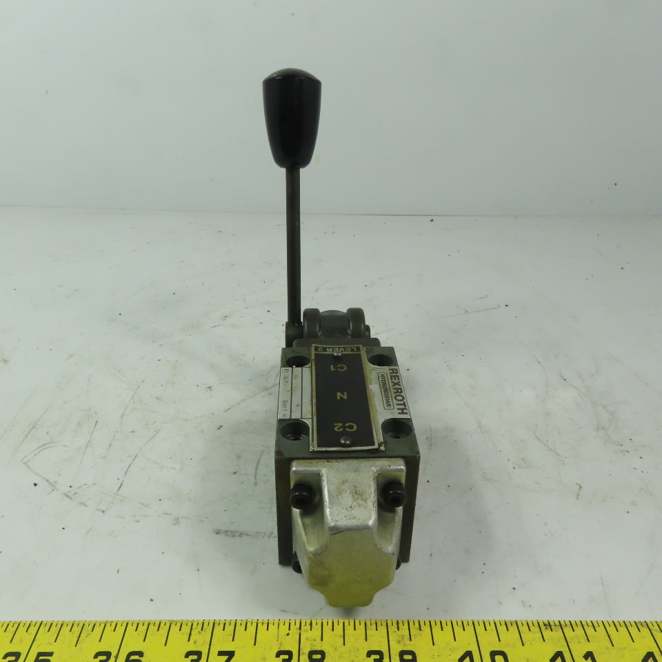 Rexroth 4WMM6J52/F 466583/2 Hydraulic Manual Control Distribution Valve 3 Pos.