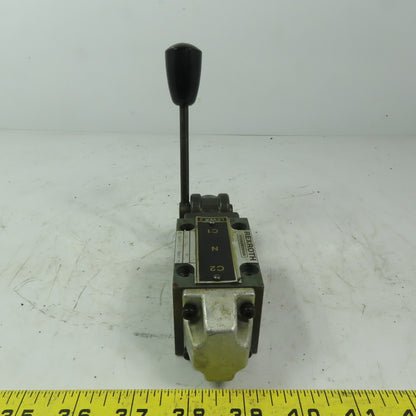 Rexroth 4WMM6J52/F 466583/2 Hydraulic Manual Control Distribution Valve 3 Pos.