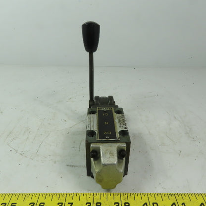 Rexroth 4WMM6J52/F 466583/2 Hydraulic Manual Control Distribution Valve 3 Pos.
