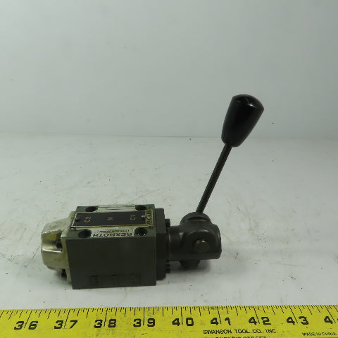 Rexroth 4WMM6J52/F 466583/2 Hydraulic Manual Control Distribution Valve 3 Pos.
