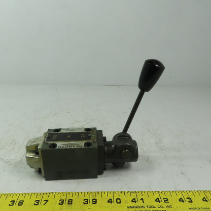 Rexroth 4WMM6J52/F 466583/2 Hydraulic Manual Control Distribution Valve 3 Pos.