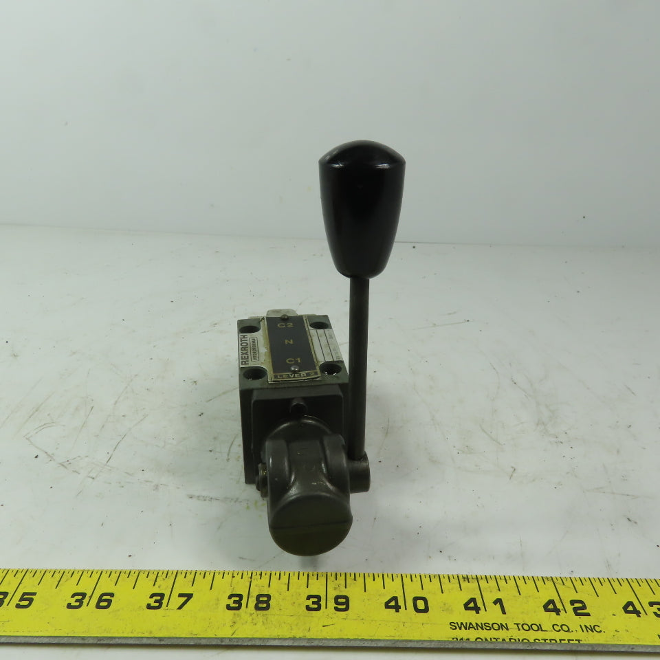 Rexroth 4WMM6J52/F 466583/2 Hydraulic Manual Control Distribution Valve 3 Pos.