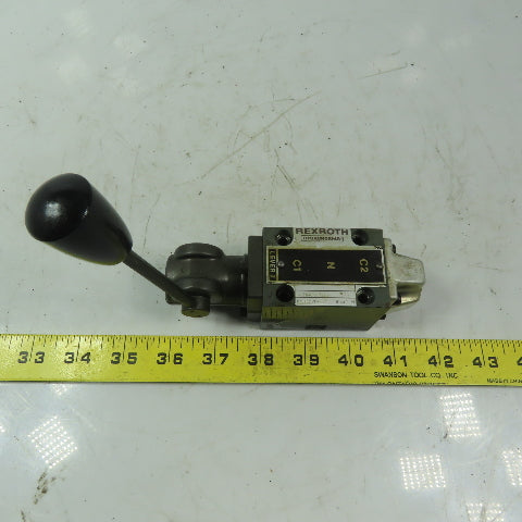 Rexroth 4WMM6J52/F 466583/2 Hydraulic Manual Control Distribution Valve 3 Pos.