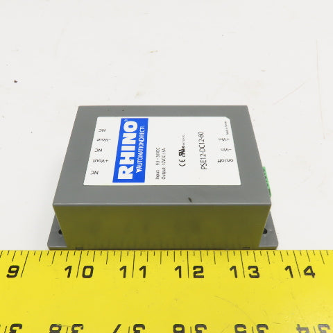 Rhino PSE12-DC12-60 9.5-36VDC DC-DC Converter 12VDC Output