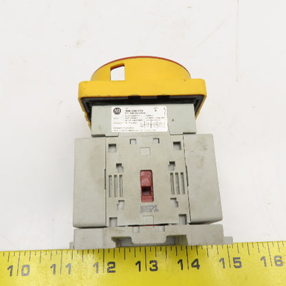 Allen Bradley 194E-E40-1753 600V 20Hp 1Ph 3Ph Disconnect Switch Panel Operator