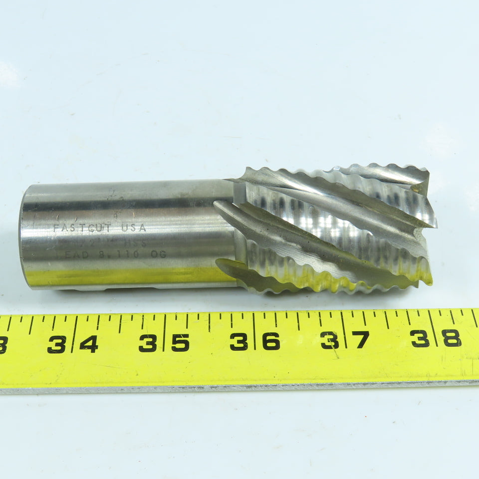 Fastcut 1-1/2" HSS Square End Mill 6 Flute 2" LOC 4-1/2" OALUSA