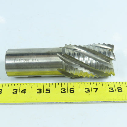 Fastcut 1-1/2" HSS Square End Mill 6 Flute 2" LOC 4-1/2" OALUSA