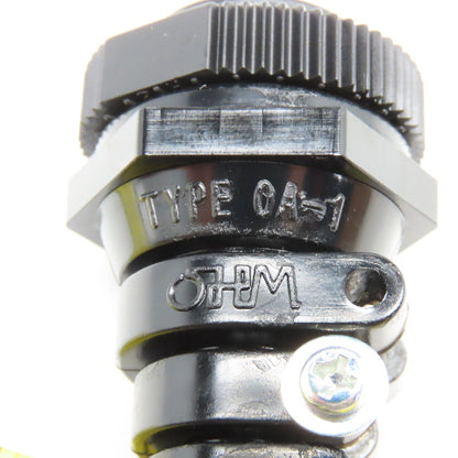 Ohm Electric OA-1 Plastic Cable Gland 4-12mm Cable 21mm Mounting Hole Lot Of 5