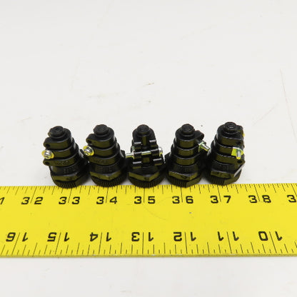 Ohm Electric OA-1 Plastic Cable Gland 4-12mm Cable 21mm Mounting Hole Lot Of 5