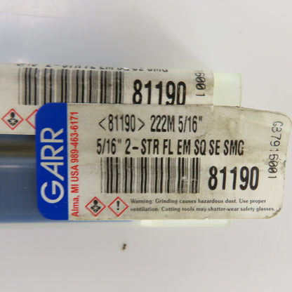 Garr 131-.03REO-C 5/16" 2-Straight Flute Carbide End Mill 5/16" Shank Lot Of 2