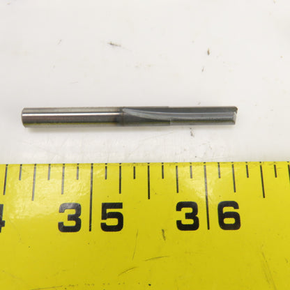 Garr 131-.03R 3/16" 2-Straight Flute Carbide End Mill 3/16" Shank Lot Of 2