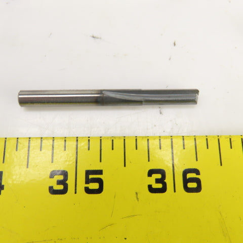 Garr 131-.03R 3/16" 2-Straight Flute Carbide End Mill 3/16" Shank Lot Of 2