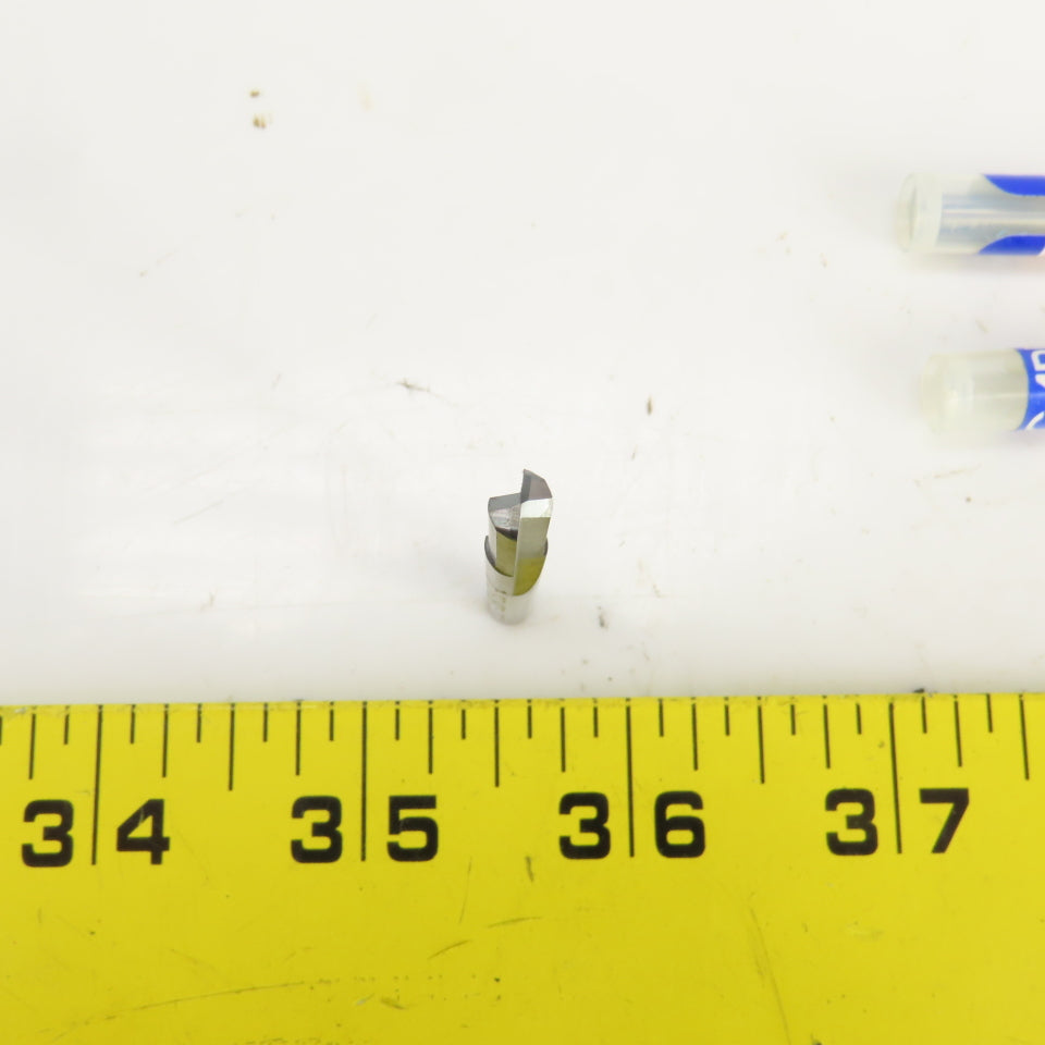Garr 131-.03R 3/16" 2-Straight Flute Carbide End Mill 3/16" Shank Lot Of 2