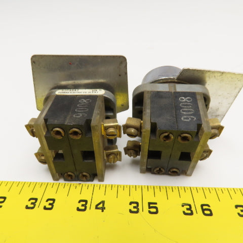 Furnas 52PA8A2 Push Button Momentary Contact Red Button 600V Lot Of 2