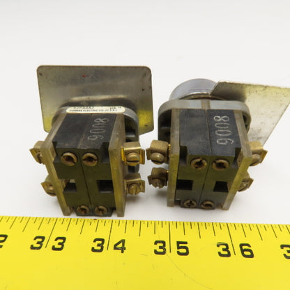 Furnas 52PA8A2 Push Button Momentary Contact Red Button 600V Lot Of 2