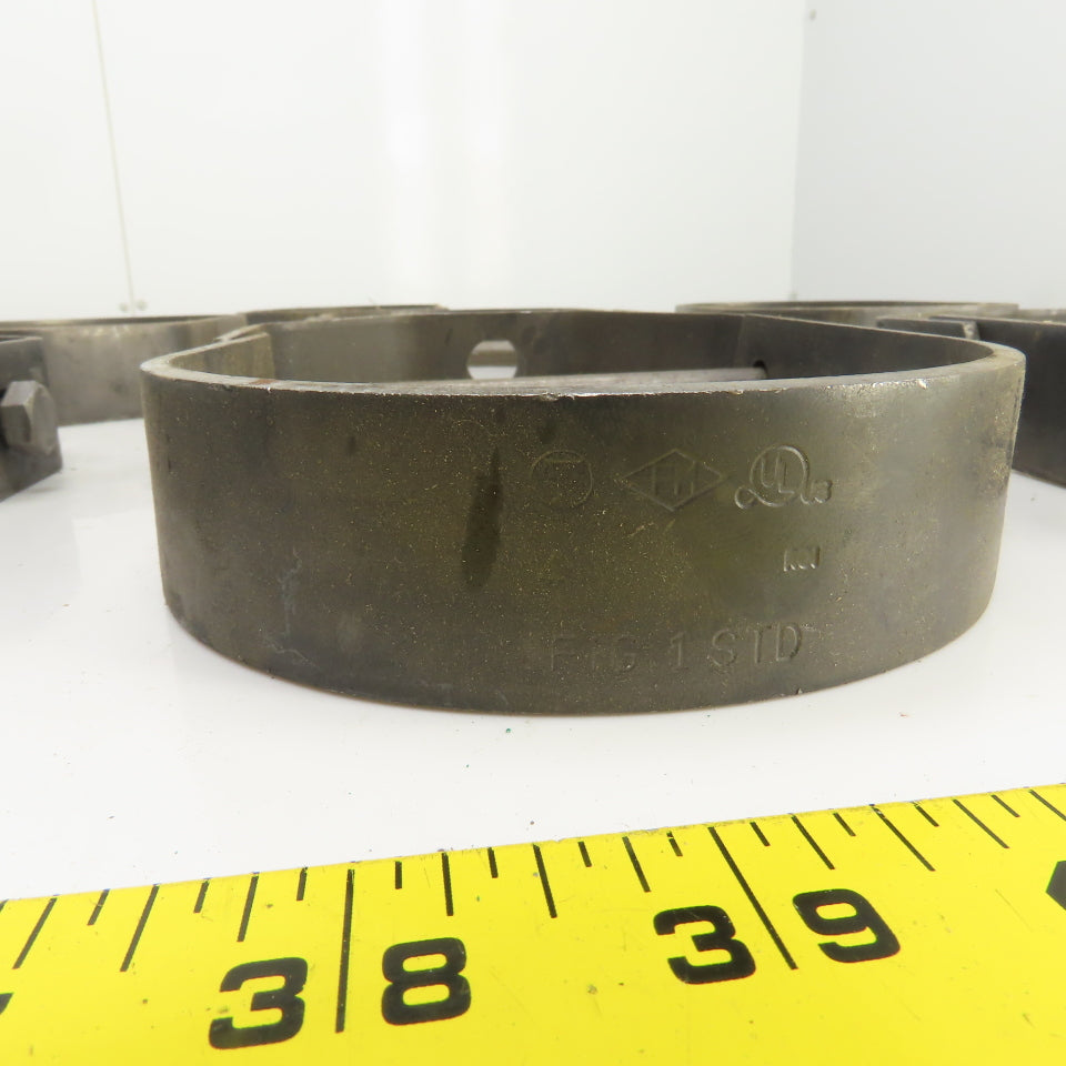 4" Pipe Pivoting Steel Anvil Clevis Hanger 7-3/4" H FIG 1 STD. Lot Of 9