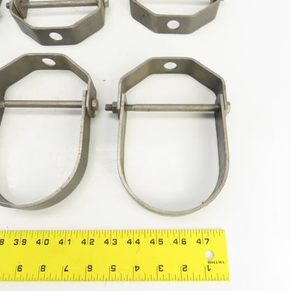 4" Pipe Pivoting Steel Anvil Clevis Hanger 7-3/4" H FIG 1 STD. Lot Of 9