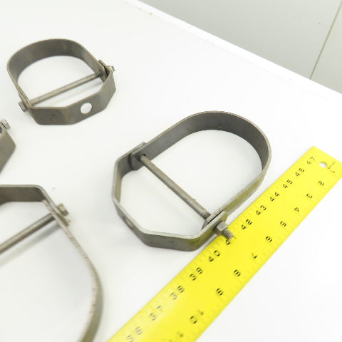 4" Pipe Pivoting Steel Anvil Clevis Hanger 7-3/4" H FIG 1 STD. Lot Of 9