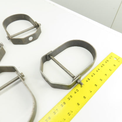 4" Pipe Pivoting Steel Anvil Clevis Hanger 7-3/4" H FIG 1 STD. Lot Of 9