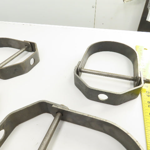 4" Pipe Pivoting Steel Anvil Clevis Hanger 7-3/4" H FIG 1 STD. Lot Of 9