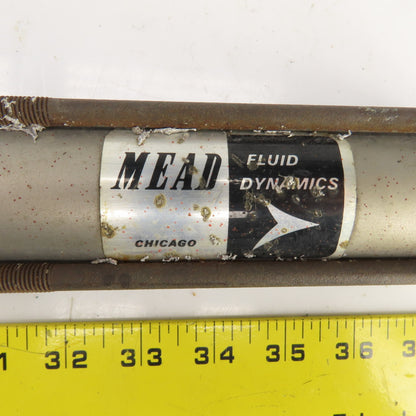 Mead Double Acting Pneumatic Cylinder 1-1/2" Bore 3-7/8" Stroke 5/8" Rod