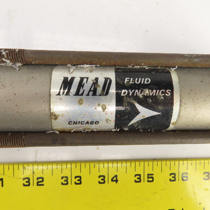 Mead Double Acting Pneumatic Cylinder 1-1/2" Bore 3-7/8" Stroke 5/8" Rod