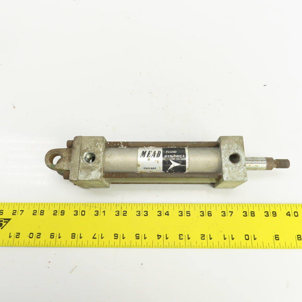 Mead Double Acting Pneumatic Cylinder 1-1/2" Bore 3-7/8" Stroke 5/8" Rod