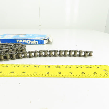 HKK No. #50 Single Row Solid Bushing Riveted Roller Chain 70" Long 5/8" Pitch