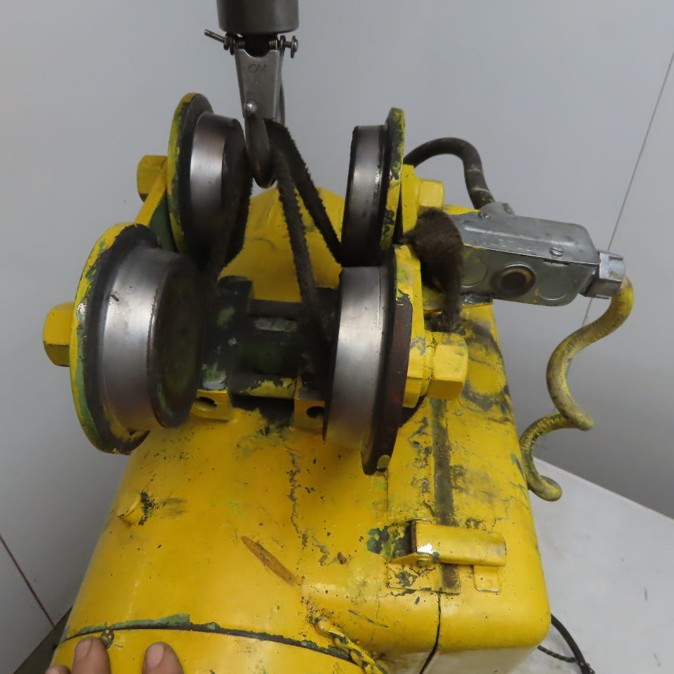 P&H Ziplift 1/2 Ton Electric Wire Rope Hoist 15' Lift 20FPM 480V 3PH W/Trolley