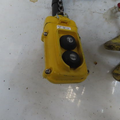 P&H Ziplift 1/2 Ton Electric Wire Rope Hoist 15' Lift 20FPM 480V 3PH W/Trolley