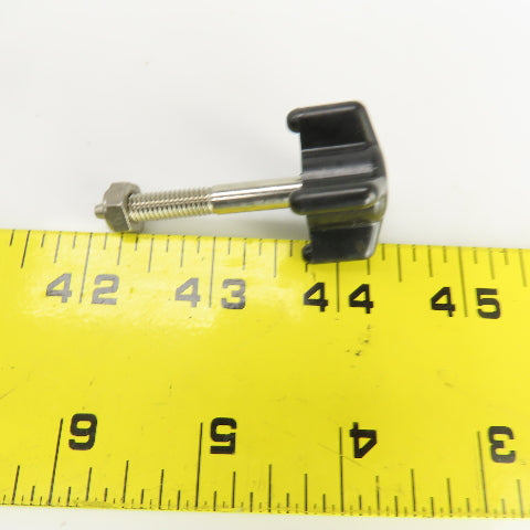 1/4"-28 Black Tightening Thumb Screw Four Arm Knob 2-1/4" OAL Lot Of 25