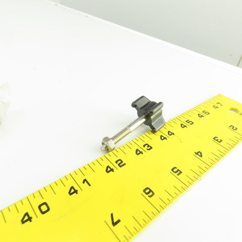 1/4"-28 Black Tightening Thumb Screw Four Arm Knob 2-1/4" OAL Lot Of 25