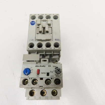 Allen Bradley 100-C09D400 193-EA1DB Contactor Relay 600V 7.5Hp 1.0-2.9A Trip