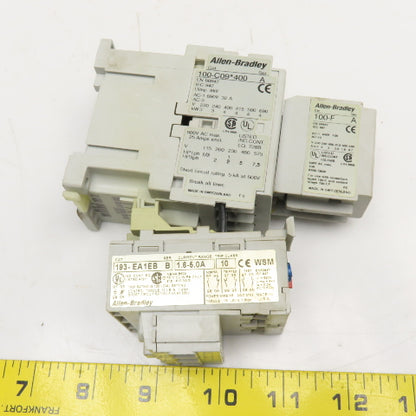 Allen Bradley 100-C09D400 193-EA1EB Contactor Relay 600V 7.5Hp 1.6-5.0A Trip
