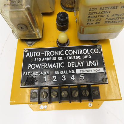 Auto-Tronic Control Inc. Powermatic Delay Unit