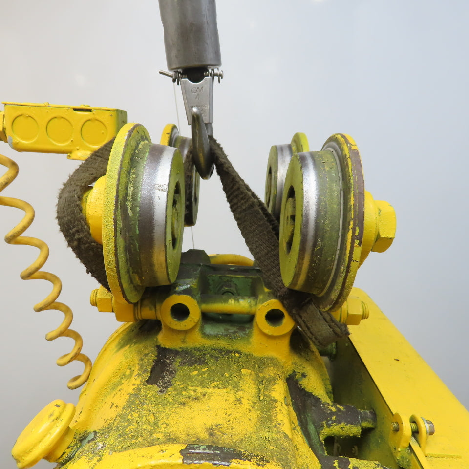 P & H ZipLift 1/2 Ton Electric Hoist 15' Wire Rope Lift 480V 3Hp W/Push Trolley
