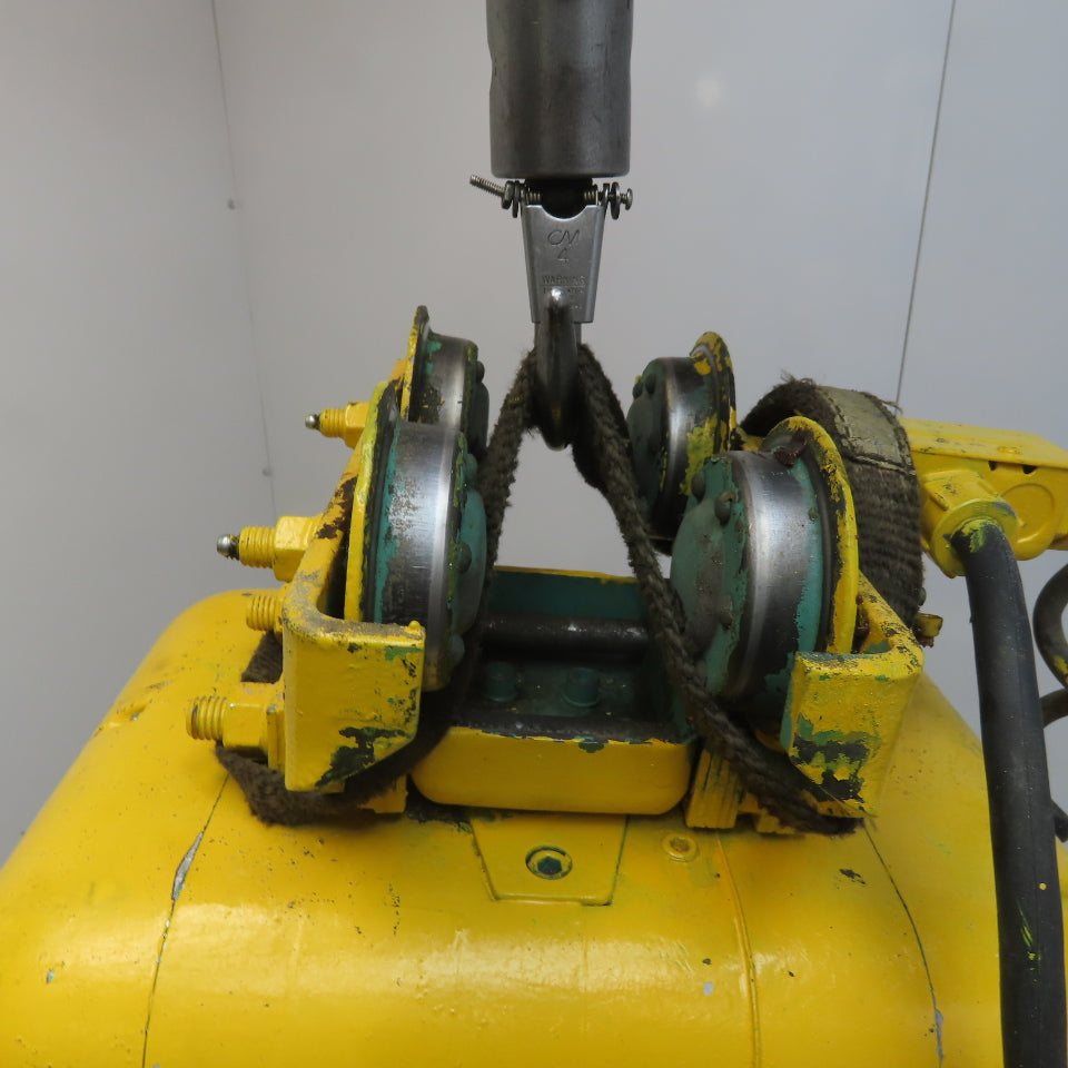 P & H A226-11 1/2 Ton Electric Chain Hoist 20'  Lift 480V 3Hp W/Push Trolley