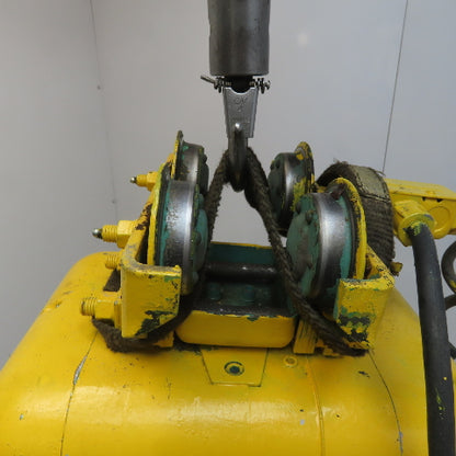 P & H A226-11 1/2 Ton Electric Chain Hoist 20'  Lift 480V 3Hp W/Push Trolley