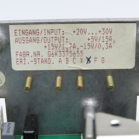 Siemens 6EV3 055-0DC Power Supply Unit