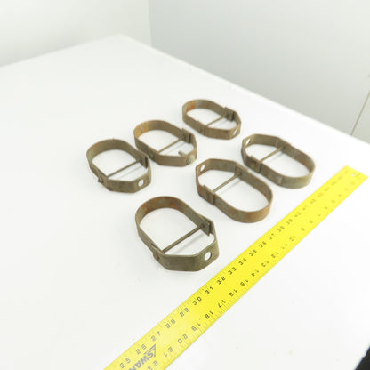 3-1/2" Pipe Pivoting Steel Anvil Clevis Hanger 6-5/8" H Lot Of 6