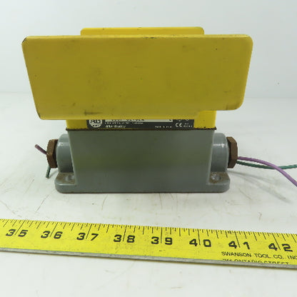 Allen Bradley 800P-S2YG2A Ser. E Palm-Operated Push Button W/ Guard & Enclosure