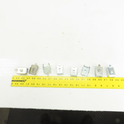 Global Industrial Style Extra Shelf Clips Lot Of 8