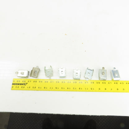 Global Industrial Style Extra Shelf Clips Lot Of 8