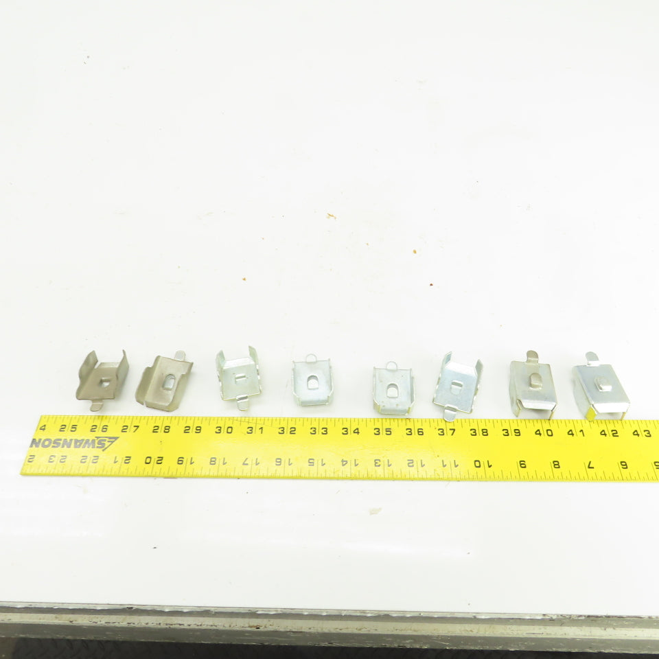 Global Industrial Style Extra Shelf Clips Lot Of 8