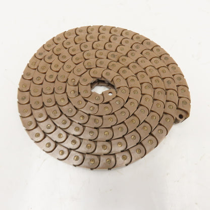 Versa Move Style 3/4" Wide Plastic Side Flex Conveyor Flat Top Chain 5' Long