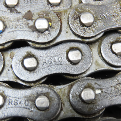 RS40 ANSI #40 Single Row Riveted Roller Chain 16'