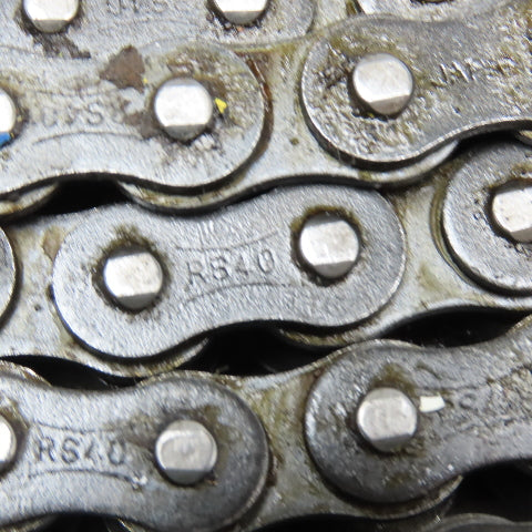 RS40 ANSI #40 Single Row Riveted Roller Chain 16'