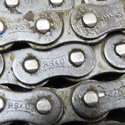 RS40 ANSI #40 Single Row Riveted Roller Chain 16'