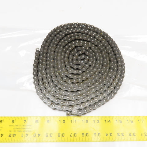 RS40 ANSI #40 Single Row Riveted Roller Chain 16'