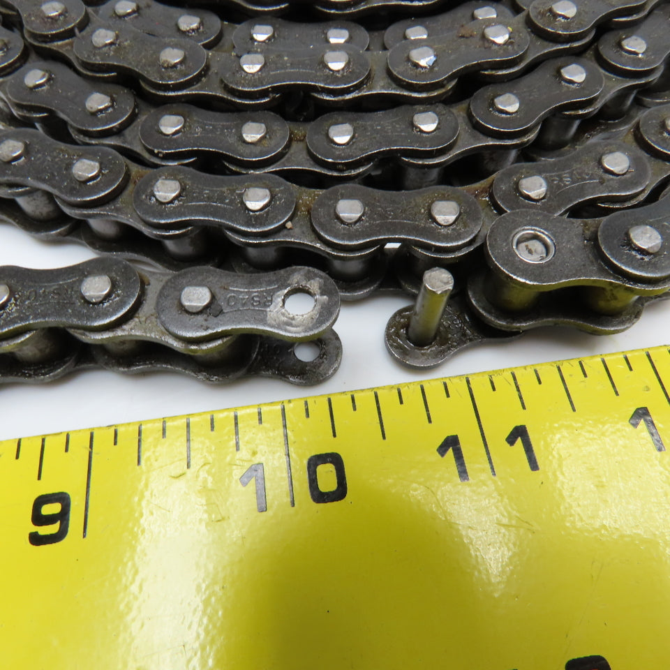 RS40 ANSI #40 Single Row Riveted Roller Chain 16'